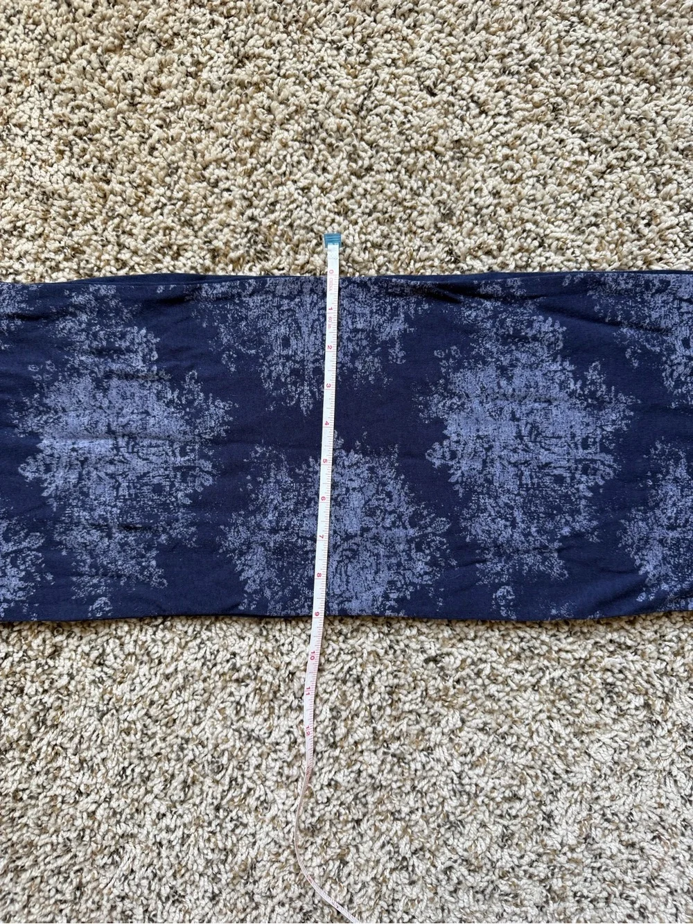 NWT J. Jill Navy Blue Floral Infinity Loop Scarf One Size